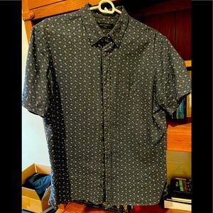 All Saints aloha shirt navy S